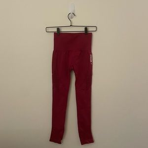 Gymshark Seamless Lightweight Logo Spellout Breathable Leggings Tights Size XS